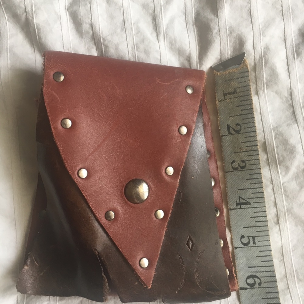 Chi Stylezs leather belt pouch Burning Man